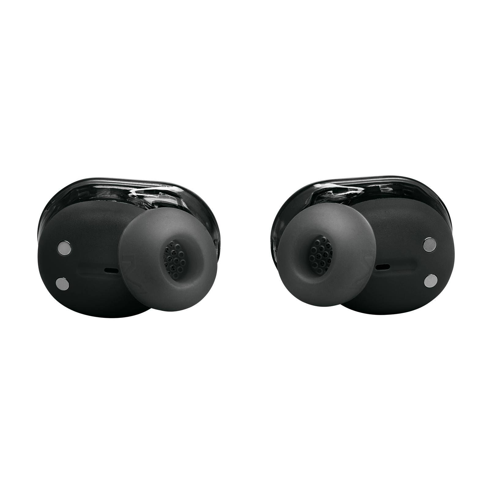 JBL Tune Buds 2 Ghost Edition - Ghost Black - True Wireless Noise Cancelling Earbuds - Back